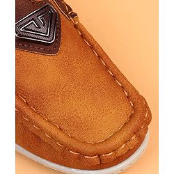 Cute Walk by Babyhug Slip On Solid Loafers - Brown