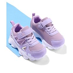 Cute Walk by Babyhug Sneaker Shoes With Velcro Closure - Purple