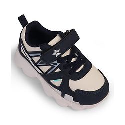 Cute Walk by Babyhug Sneaker Shoes With Velcro Closure - Navy Blue