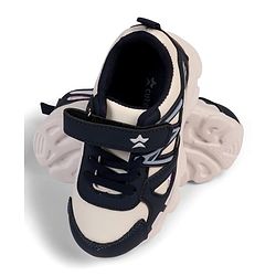 Cute Walk by Babyhug Sneaker Shoes With Velcro Closure - Navy Blue