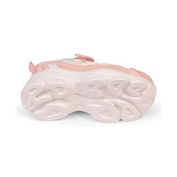 Cute Walk by Babyhug Velcro Closure Sneakers With Lace Detailing & Logo - Pink