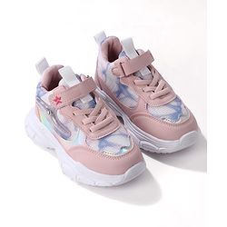 Cute Walk by Babyhug Sneaker Shoes With Velcro Closure - Pink