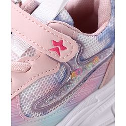 Cute Walk by Babyhug Sneaker Shoes With Velcro Closure - Pink