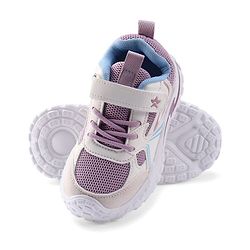 Cute Walk by Babyhug Velcro Closure Sneakers with Lace Detailing - Purple