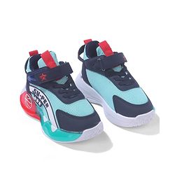 Cute Walk by Babyhug Sneaker Shoes With Velcro Closure & Text Design - Red