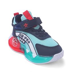 Cute Walk by Babyhug Sneaker Shoes With Velcro Closure & Text Design - Red