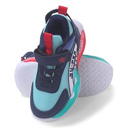 Cute Walk by Babyhug Sneaker Shoes With Velcro Closure & Text Design - Red