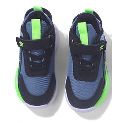 Cute Walk by Babyhug Sneaker Shoes With Velcro Closure & Text Design - Orange