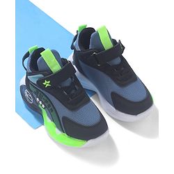 Cute Walk by Babyhug Sneaker Shoes With Velcro Closure & Text Design - Orange