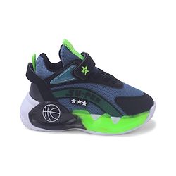 Cute Walk by Babyhug Sneaker Shoes With Velcro Closure & Text Design - Orange