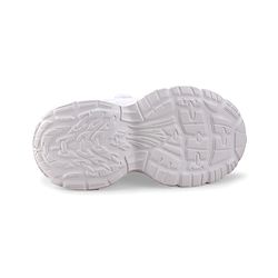 Cute Walk by Babyhug Velcro Closure Foil Printed Sneakers with Lace Detailing - Light Blue