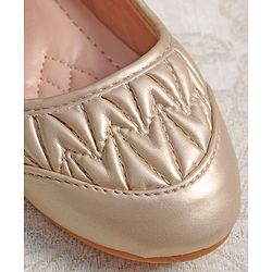 Cute Walk by Babyhug Velcro Closure Ballerina with Bow Applique - Black