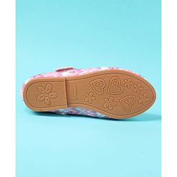 Cute Walk by Babyhug Ballerina With Bow & Pearl Applique - Pink