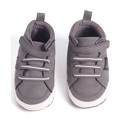 Cute Walk by Babyhug Velcro Closure Booties - Khaki
