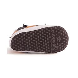 Cute Walk by Babyhug Velcro Closure Booties - Khaki