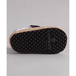Cute Walk by Babyhug Velcro Closure Booties - Blue