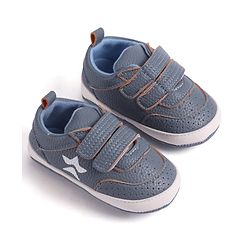 Cute Walk by Babyhug Velcro Closure Booties - Blue