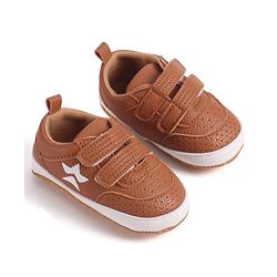 Cute Walk by Babyhug Velcro Closure Booties - Blue