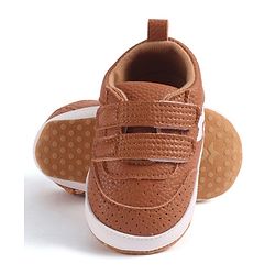 Cute Walk by Babyhug Velcro Closure Booties - Blue