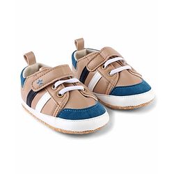 Cute Walk by Babyhug Solid Booties With Velcro Closure - White