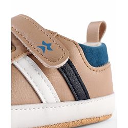 Cute Walk by Babyhug Solid Booties With Velcro Closure - White