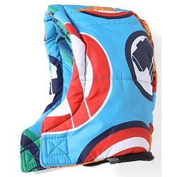Babyhug Marvel Woven Winter Jacket with Full Sleeves and Hero In Training Print - Blue for 3-6 Months