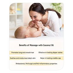 Babyhug Advanced Cold-Pressed Virgin Coconut Oil - 1 Ltr