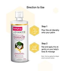 Babyhug Advanced Cold-Pressed Virgin Coconut Oil - 1 Ltr