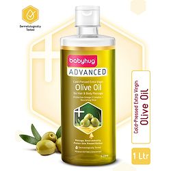 Babyhug Advanced Cold-Pressed Virgin Olive Oil - 1 Ltr