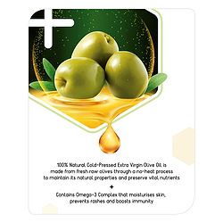 Babyhug Advanced Cold-Pressed Virgin Olive Oil - 1 Ltr