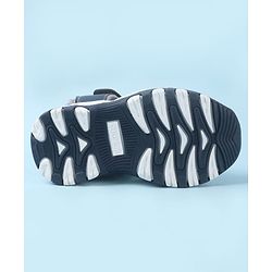 Cute Walk by Babyhug Velcro Closure Solid Sandals - Blue