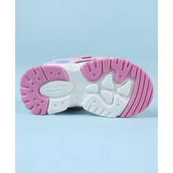 Cute Walk by Babyhug Sandals with Velcro Closure & Star Design - Pink