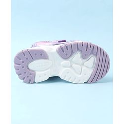Cute Walk by Babyhug Sandals with Velcro Closure & Star Design - Pink