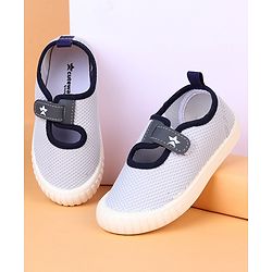 Cute Walk by Babyhug Velcro Closure Solid Casual Shoes - Grey
