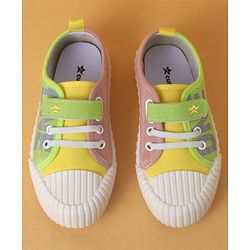 Cute Walk by Babyhug Casual Shoes With Velcro Closure - Yellow
