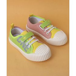 Cute Walk by Babyhug Casual Shoes With Velcro Closure - Yellow