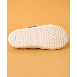 Cute Walk by Babyhug Casual Shoes with Velcro Closure And  Dino Applique - White