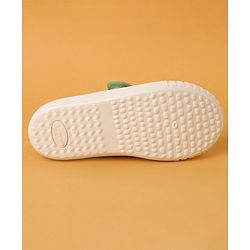 Cute Walk by Babyhug Casual Shoes with Velcro Closure & Dino Applique - Green