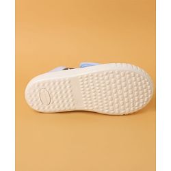Cute Walk by Babyhug Casual Shoes With Velcro Closure & Dino Print - Blue