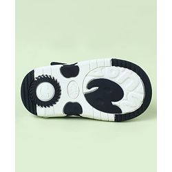 Cute Walk by Babyhug Velcro Closure Sandals with Cow Applique - Blue