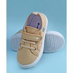 Cute Walk by Babyhug Casual Shoes with Velcro Closure & Space Theme Embroidery - Red
