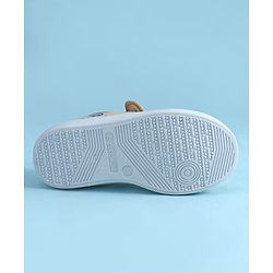 Cute Walk by Babyhug Casual Shoes with Velcro Closure & Space Theme Embroidery - Red