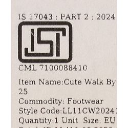 Cute Walk by Babyhug Velcro Closure Casual Shoes with Rainbow Print - Pink