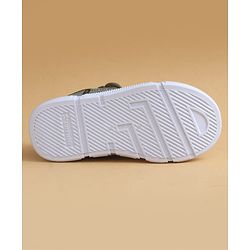 Cute Walk by Babyhug Casual Shoes with Velcro Closure & Vehicle Applique - Olive Green