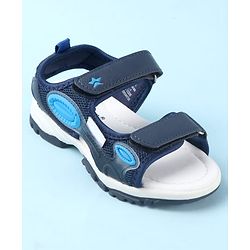 Cute Walk by Babyhug Sandals with Velcro Closure - Navy Blue