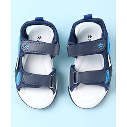 Cute Walk by Babyhug Sandals with Velcro Closure - Navy Blue