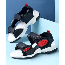 Cute Walk by Babyhug Sandals with Velcro Closure - Black