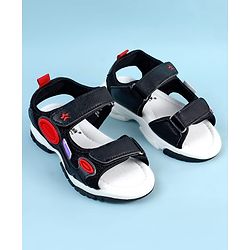 Cute Walk by Babyhug Sandals with Velcro Closure - Black