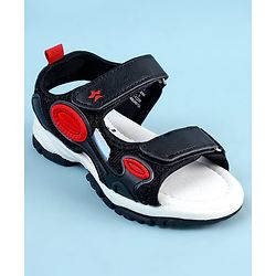 Cute Walk by Babyhug Sandals with Velcro Closure - Black