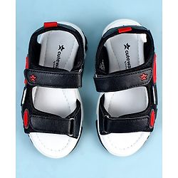Cute Walk by Babyhug Sandals with Velcro Closure - Black